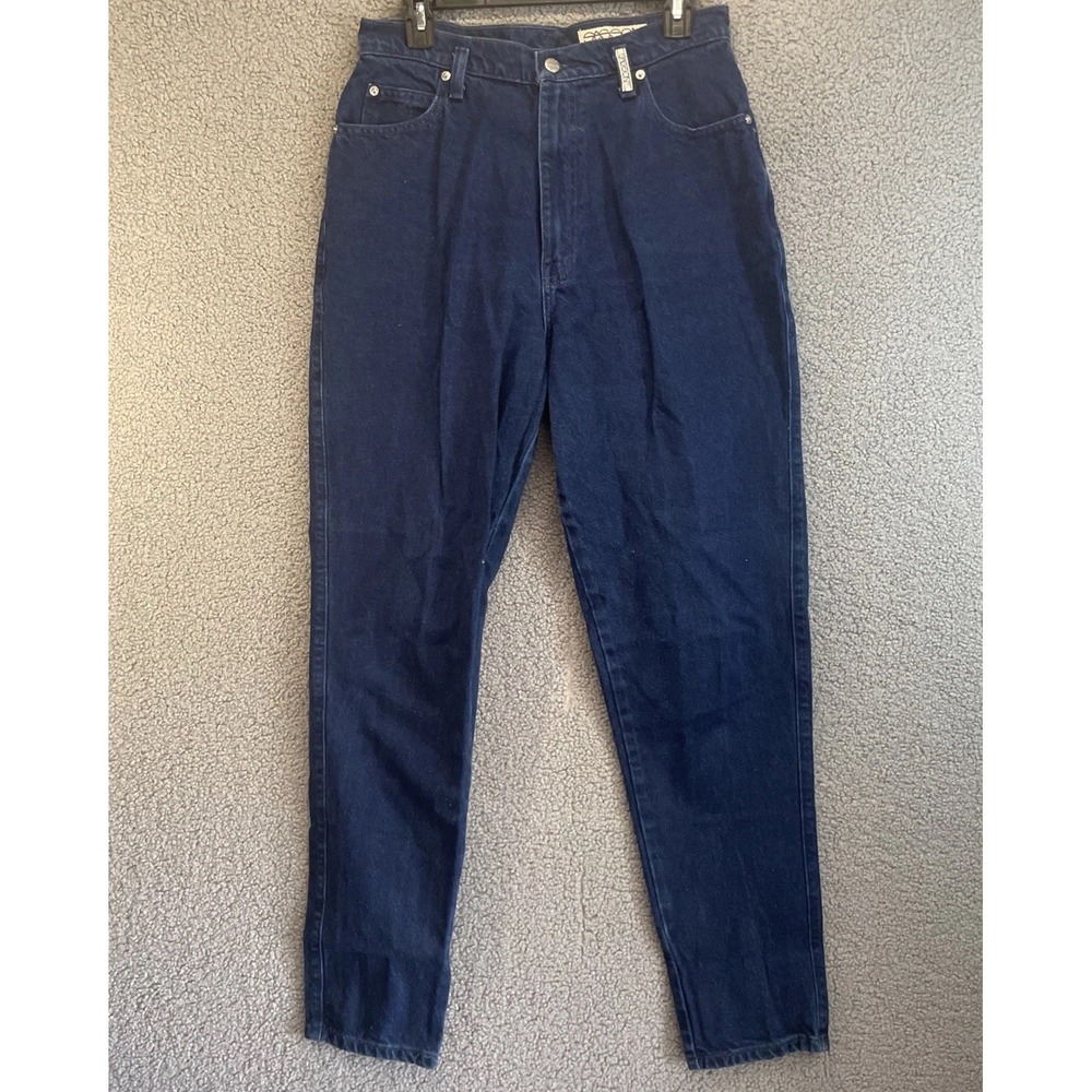 Vtg 90s SASSON Jeans Women's Size 13 /14 Straight  Dark  Denim Casual‎